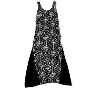 40% off! Dee Elle women's dress S black white maxi sleeveless knit sleeveless No